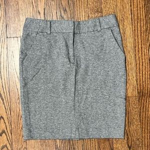 LOFT Gray Pencil Skirt 8P